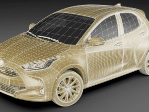 Mazda 2 hybrid 2022 3D Model
