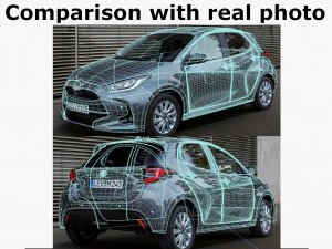 Mazda 2 hybrid 2022 3D Model