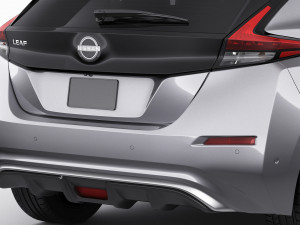 Nissan Leaf 2022 3D मॉडल