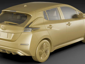 Nissan Leaf 2022 3D Model