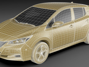 Nissan Leaf 2022 3D मॉडल