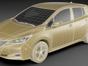 Nissan Leaf 2022 3D Model