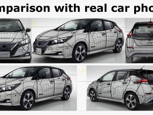 Nissan Leaf 2022 3D मॉडल