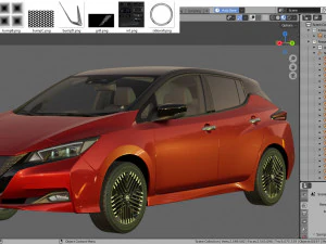 Nissan Leaf 2022 3D Model