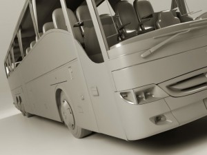 mercedes tourismo 3D Модель