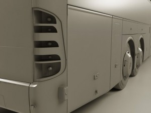 mercedes tourismo 3D Модель