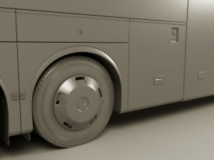 mercedes tourismo 3D Модель