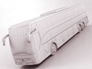 mercedes tourismo 3D Модель