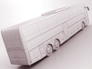 mercedes tourismo 3D Модель