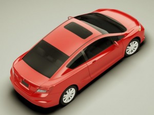 honda civic coupe 2012 Modèle 3D