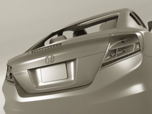 honda civic coupe 2012 Modèle 3D