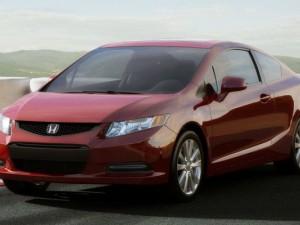 honda civic coupe 2012 Modèle 3D