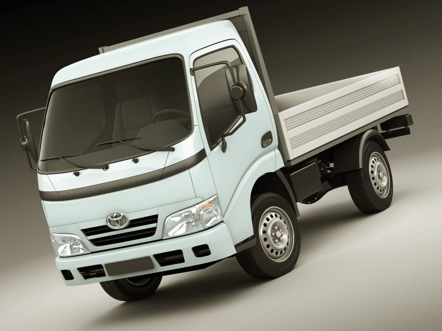 toyota dyna 3D Model .c4d .max .obj .3ds .fbx .stl .blend 