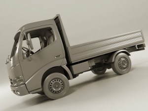 toyota dyna 3Dモデル