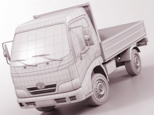 toyota dyna 3Dモデル