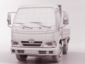 toyota dyna 3Dモデル