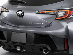 Toyota GR Corolla 2023 2 versions 3D Model
