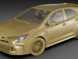 Toyota GR Corolla 2023 2 versions Modelo 3D