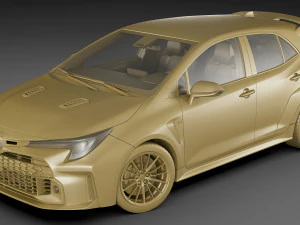 Toyota GR Corolla 2023 2 versions 3D Model