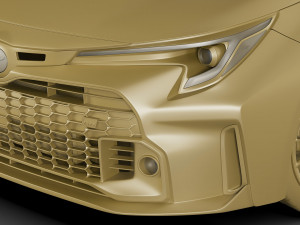 Toyota GR Corolla 2023 2 versions Modelo 3D