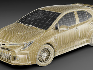 Toyota GR Corolla 2023 2 versions Modelo 3D