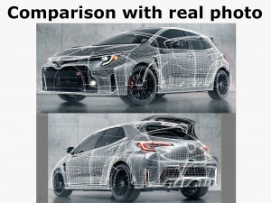 Toyota GR Corolla 2023 2 versions 3D Model