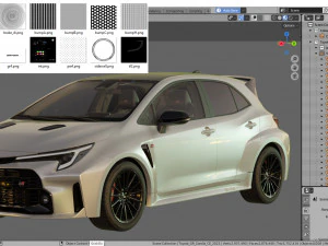 Toyota GR Corolla 2023 2 versions 3D Model