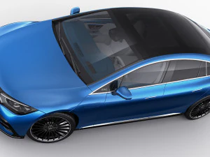 Mercedes EQE 2023 3D Model