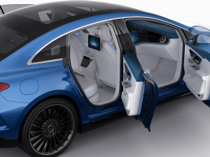 Mercedes EQE 2023 3D Model
