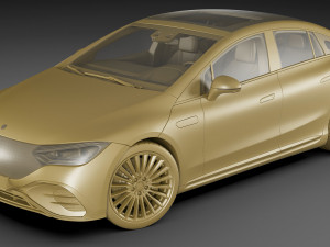 Mercedes EQE 2023 3D Model