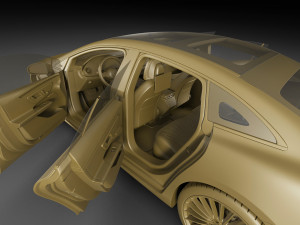 Mercedes EQE 2023 3D Model