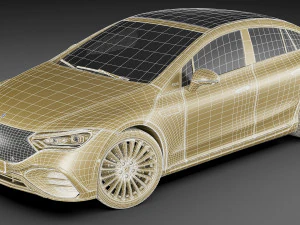 Mercedes EQE 2023 3D Model