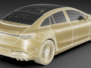 Mercedes EQE 2023 3D Model