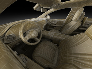 Mercedes EQE 2023 3D Model