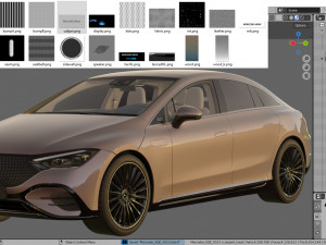 Mercedes EQE 2023 3D Model