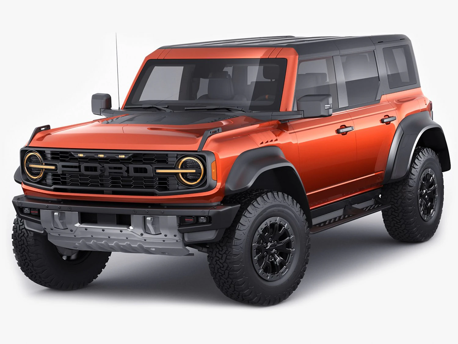 Off-road SUV Raptor 3D Model .c4d .max .obj .3ds .fbx .stl .blend