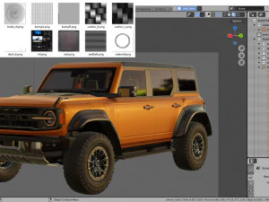 Off-road SUV Raptor 3D Model