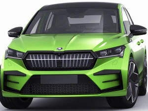 Skoda Enyaq Coupe RS iV 2022 3D Model