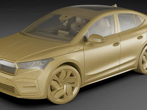 Skoda Enyaq Coupe RS iV 2022 3D Model