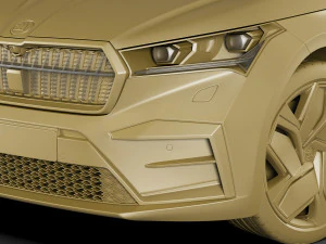 Skoda Enyaq Coupe RS iV 2022 3D Model