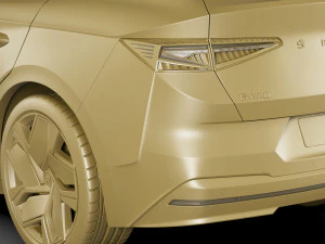 Skoda Enyaq Coupe RS iV 2022 3D Model