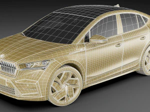 Skoda Enyaq Coupe RS iV 2022 3D Model