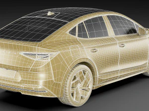 Skoda Enyaq Coupe RS iV 2022 3D Model