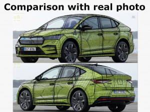 Skoda Enyaq Coupe RS iV 2022 3D Model