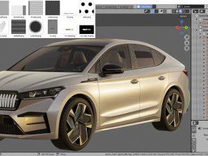 Skoda Enyaq Coupe RS iV 2022 3D Model