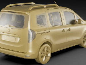 Mercedes T-class 2023 3D Модель