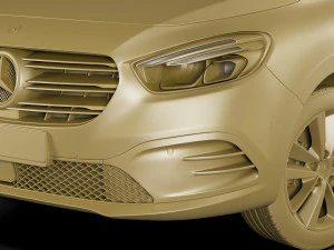 Mercedes T-class 2023 3D Model