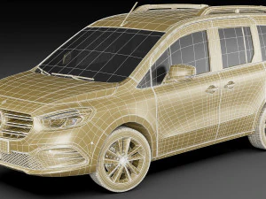 Mercedes T-class 2023 3D Model