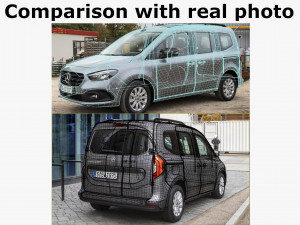 Mercedes T-class 2023 3D Модель