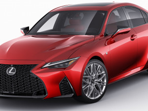 Lexus IS500 F-Sport Performance 2022 3D 모델
